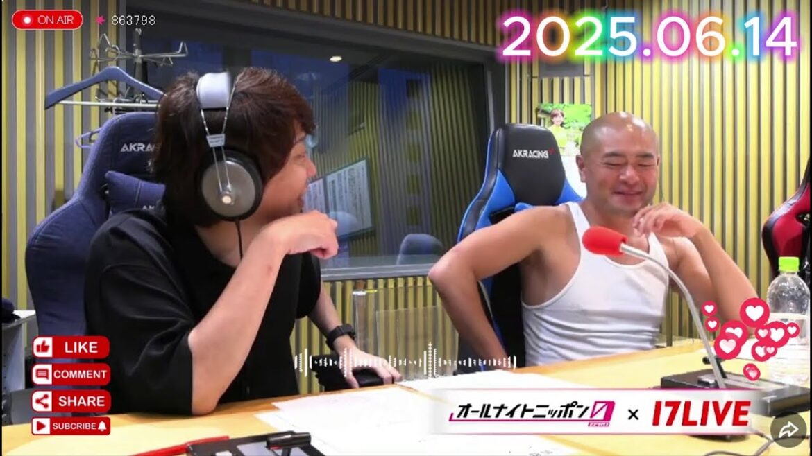 三四郎のオールナイトニッポン0 2025.06.14 出演者 : 三四郎(小宮浩信/相田周二) ゲスト:あばれる君 x リンダカラー∞ Den