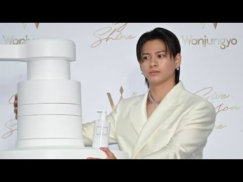 🌟 平野紫耀、新たな輝きと出会う瞬間✨Wonjungyo Hair新CM発表会で見せた純白の奇跡 💫