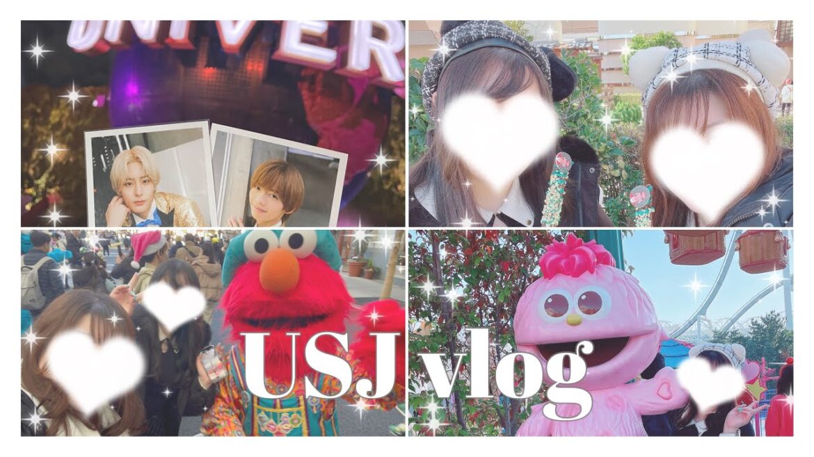 【USJ 𝑽𝑳𝑶𝑮🌎】オタクVlog ユニバ🌎🤍オタク2人でユニバ行ってきた❣️(クリスマスユニバ🎄)