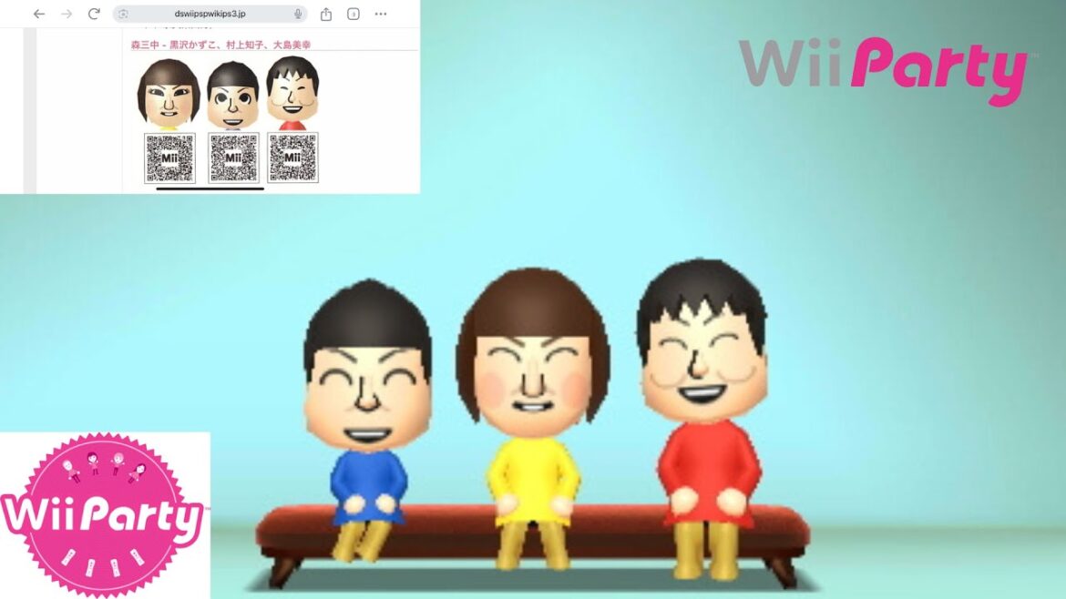 【Wii 】Mii 森三中 黒沢かずこ&村上ともこ&大島みゆき 海外旅行【Wii パーティー】