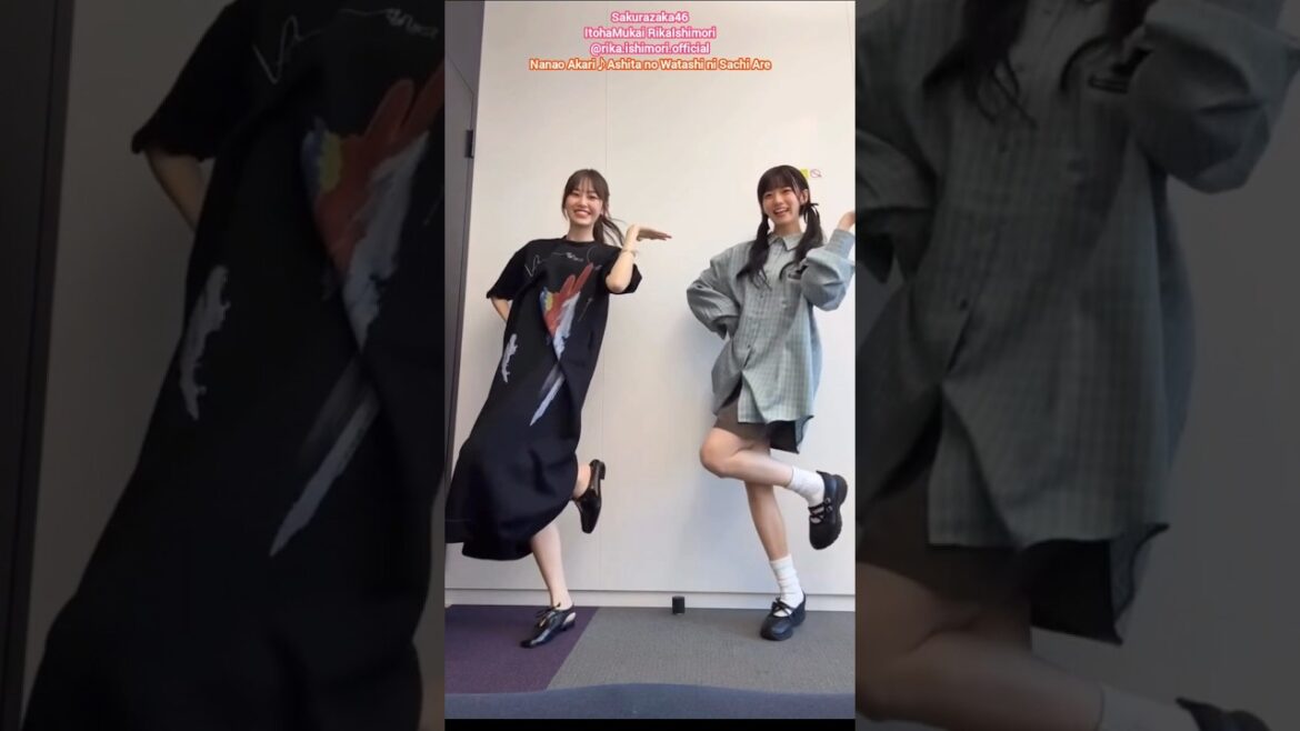 向井純葉 石森璃花 明日の私に幸あれ むかいしもりで踊ってみた♩ナナヲアカリ 櫻坂46