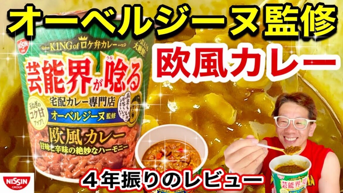 【オーベルジーヌ2025バージョン】日清 カレーメシシリーズ 芸能界が唸る 宅配カレー専門店 オーベルジーヌ監修 欧風カレー 甘味と辛味の絶妙なハーモーニー