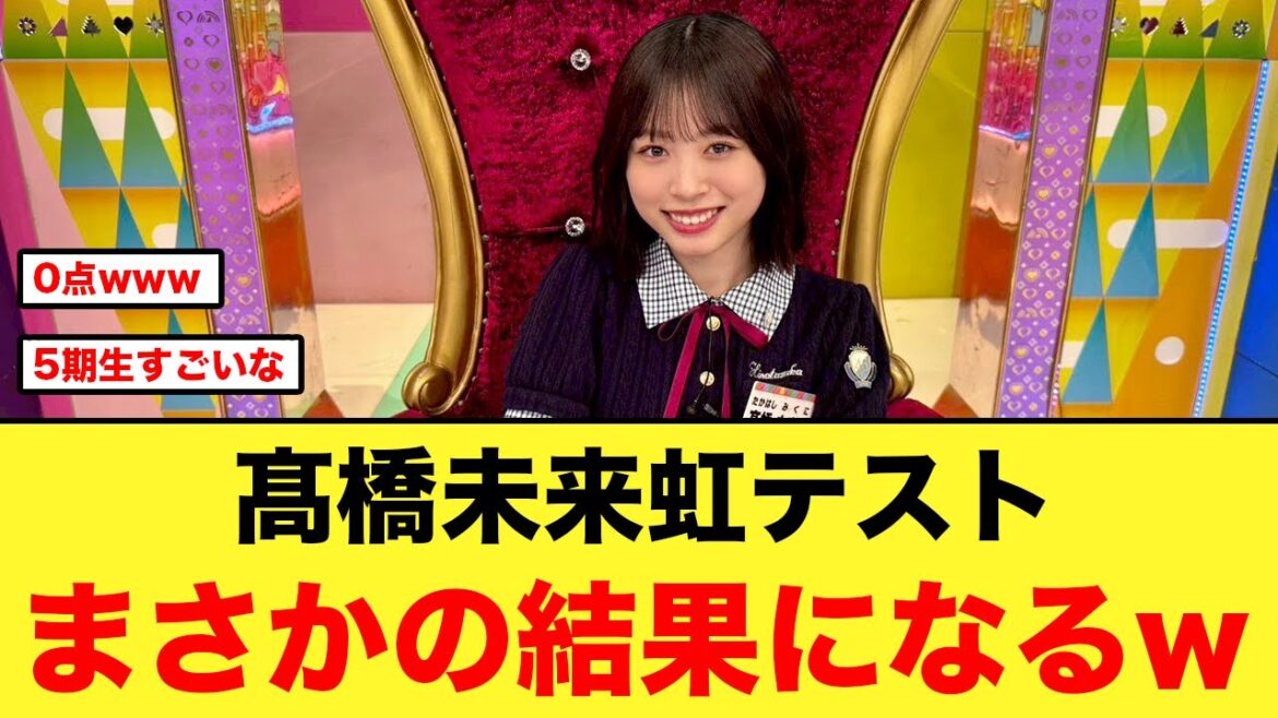 日向坂メンバーが、髙橋未来虹理解度チェックをした結果【日向坂46】