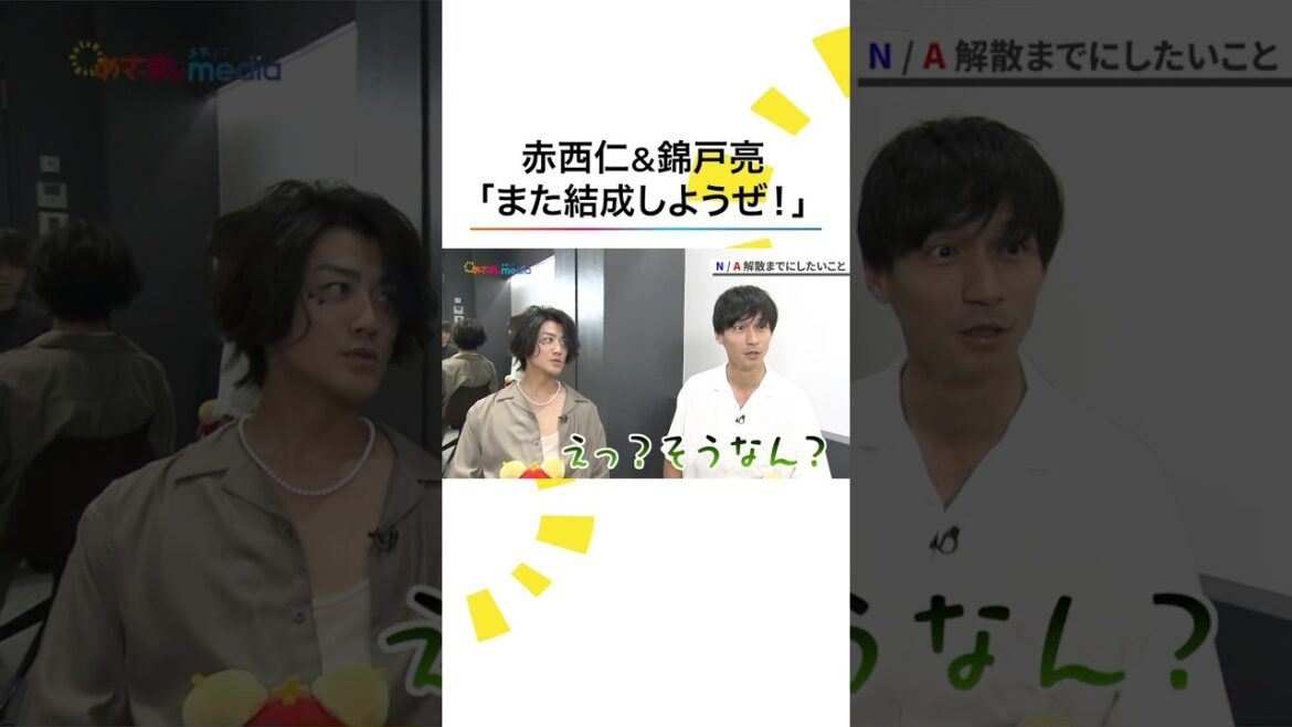 #赤西仁 #錦戸亮 N/A解散⁉️ライブ最終公演は #めざましテレビ が密着予定‼️ #shorts
