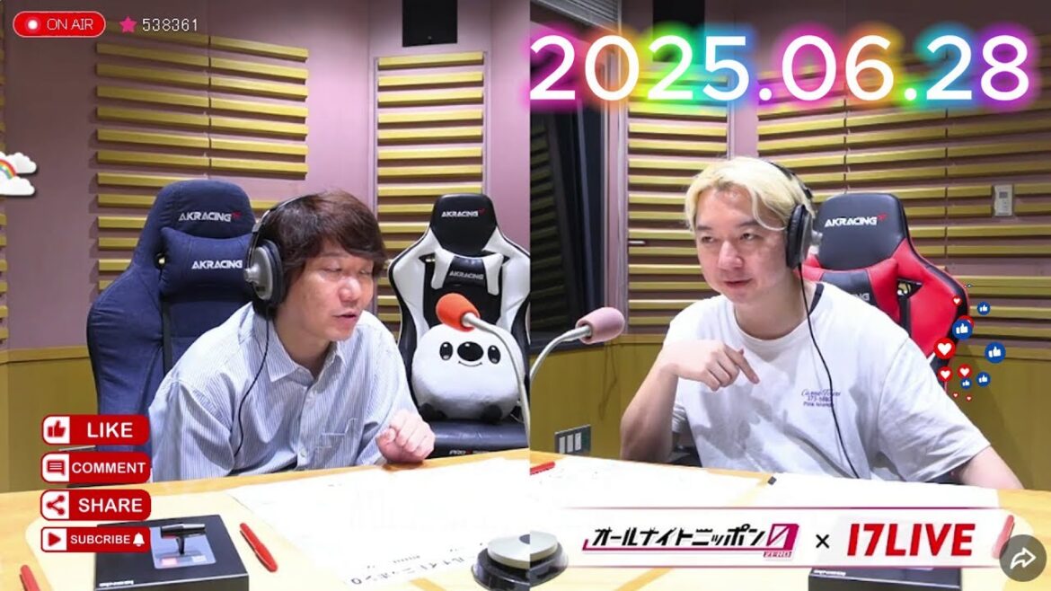 三四郎のオールナイトニッポン0 2025.06.28 出演者 : 三四郎(小宮浩信/相田周二) ゲスト:あばれる君 x リンダカラー∞ Den