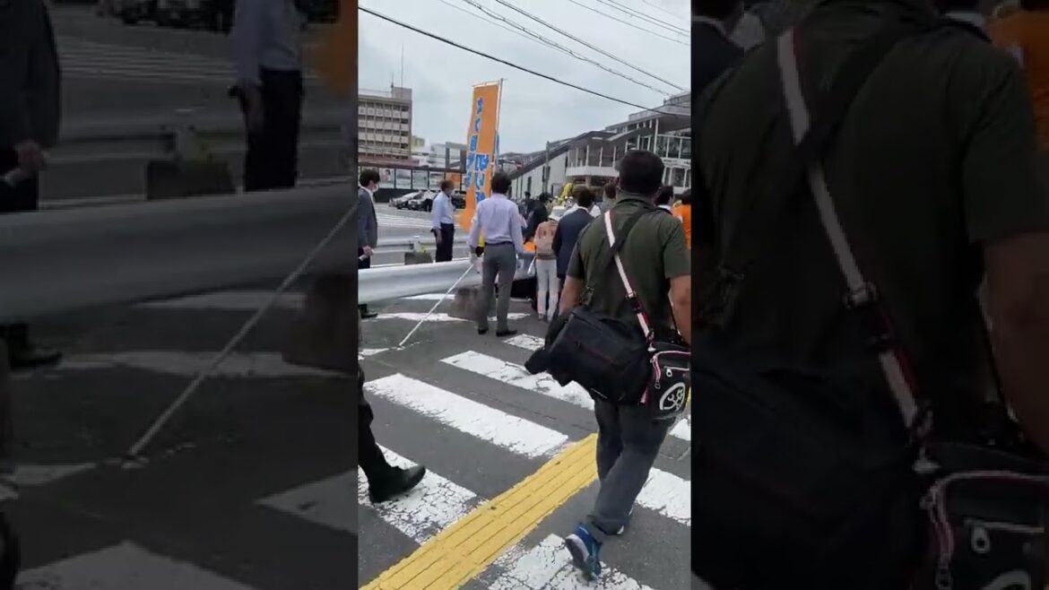 安倍晋三元総理 演説中に銃撃され心肺停止状態 #shorts