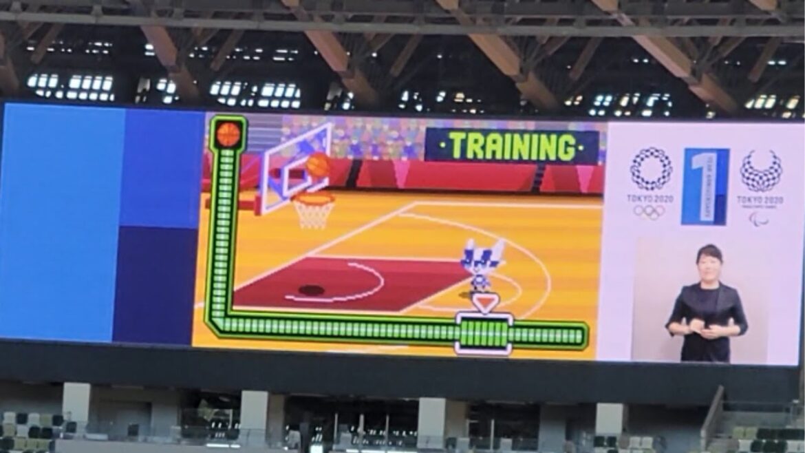 【本番前の練習】ミライトワのフリースロー 「TOKYO FORWARD ゲーム」 東京2020大会1周年記念イベント