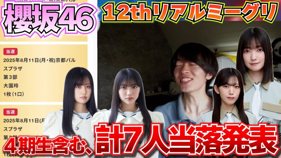 【櫻坂46】12th『Make or Break』リアルミーグリ当落発表!!!