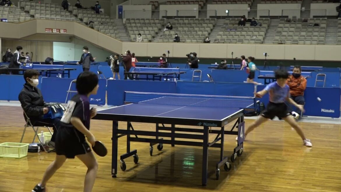 岩永初音 vs 福士心菜|第30回東アジアホープス日本代表選考会 女子シングルス 第1ステージ Bリーグ