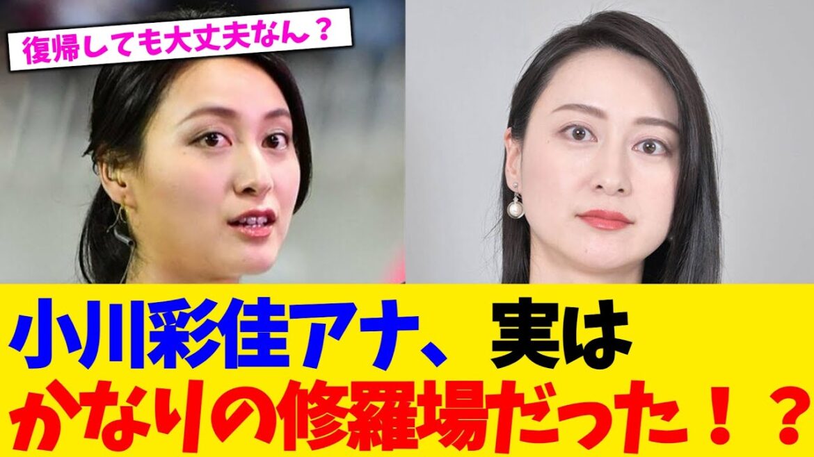 小川彩佳アナ、実はかなりの修羅場だった!?【2chまとめ】【2chスレ】【5chスレ】