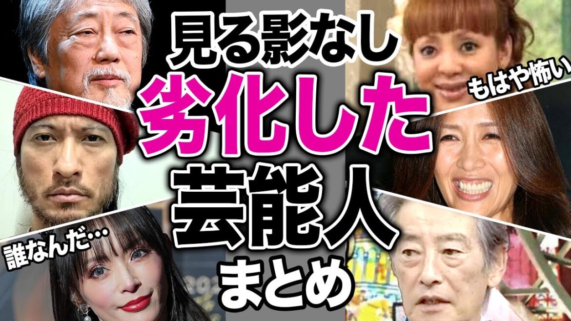 超絶劣化した芸能人25選まとめ!昔は綺麗だったのに、現在は変わり果てて見るも無惨な姿へ変貌…