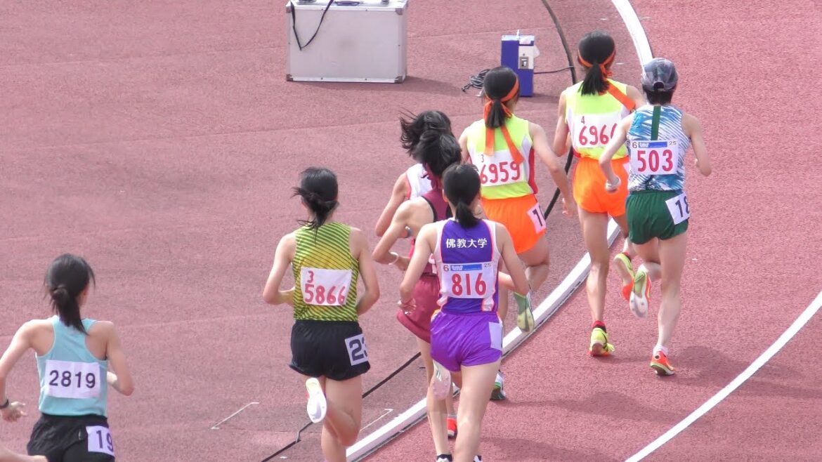決勝 女子3000m 京都選手権陸上2025