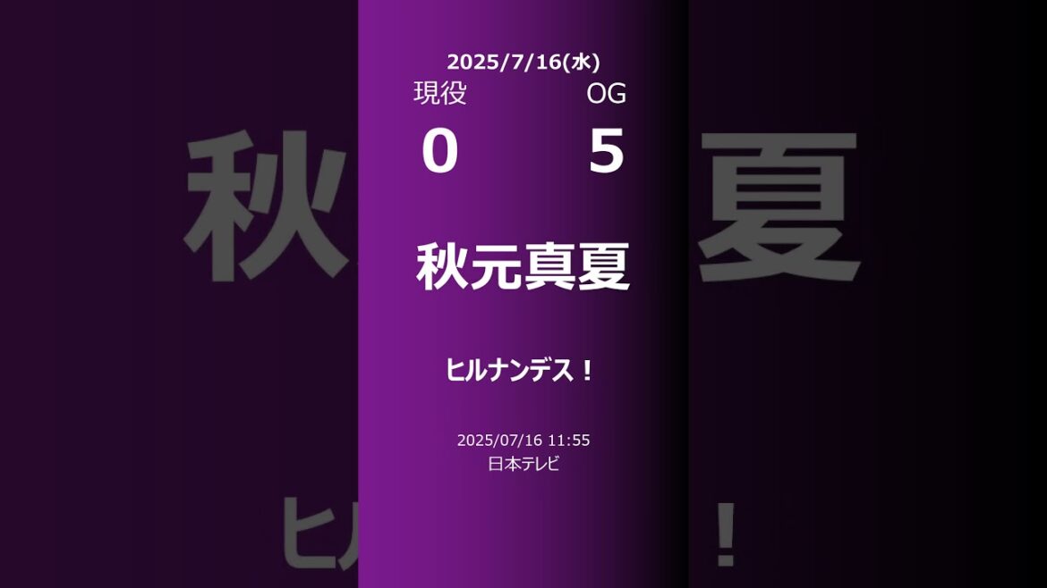 【明日の乃木坂】現役・OG 2025/07/16 #shorts #乃木坂46 【番組出演】