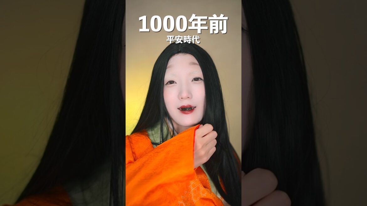 昔のメイク4000年分を1人で再現してみたら… #shorts