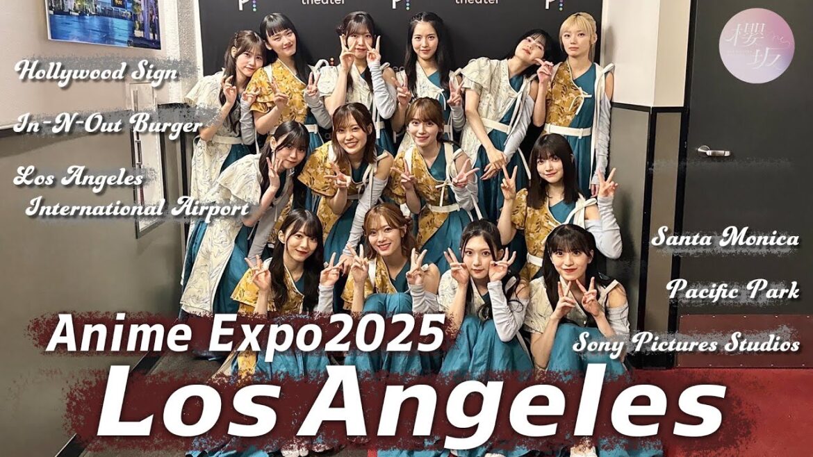 【Vlog】海外ライブinLA!Anime Expo2025の裏側でテーマパークやお買い物も!【全力ダッシュ】