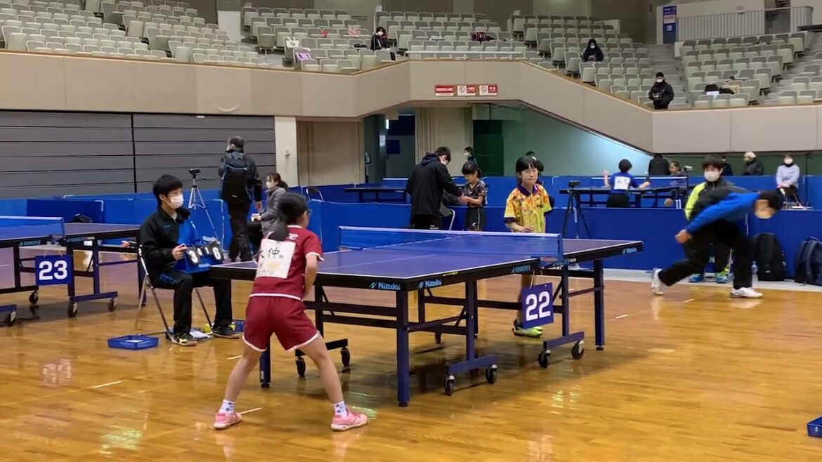 山本玲菜 vs 大仲絢心|第30回東アジアホープス日本代表選考会 女子シングルス 第1ステージ Hリーグ