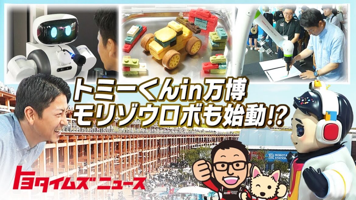【万博】英語もペラペラ‼️ トミーくん万博出張 モリゾウロボも始動⁉️|トヨタイムズニュース