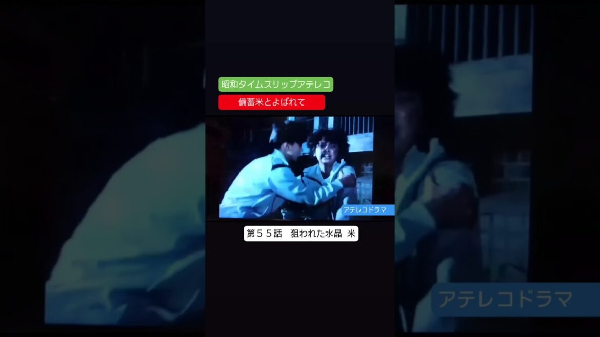 アテレコドラマ 第55話 備蓄米とよばれて 不良少女とよばれて アフレコ