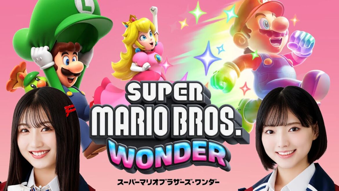 スーパーマリオブラザーズ ワンダーで楽しむ塩月希依音と高橋ことね