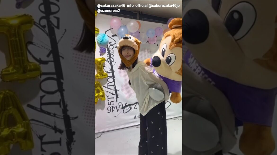 大園玲 遠藤理子 れいりこでサンチェをおんぶ♪櫻坂46 広島ライブ