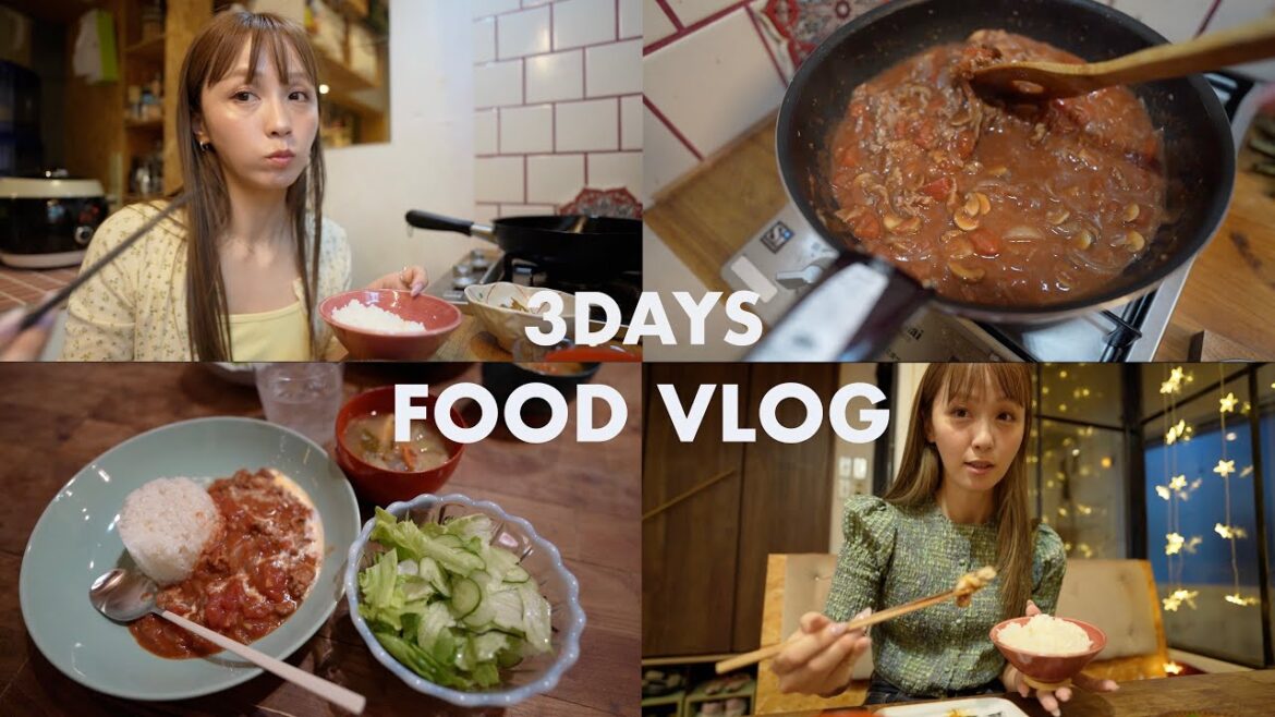 3日間のFOOD VLOG🍛自炊も頑張った‼︎