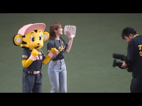 NMB48 小嶋花梨さん 始球式 2025.8.10