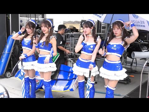 【 夏川いづみさん / 菅原早記さん / 原あゆみさん / 織田真実那さん REALIZE GIRLS 】SUPERFORMULA ピットウォークの模様 SUGO 2025.08.09