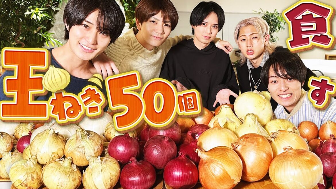 HiHi Jets【玉ねぎ50個食い尽くせ】はしみずクッキング!!