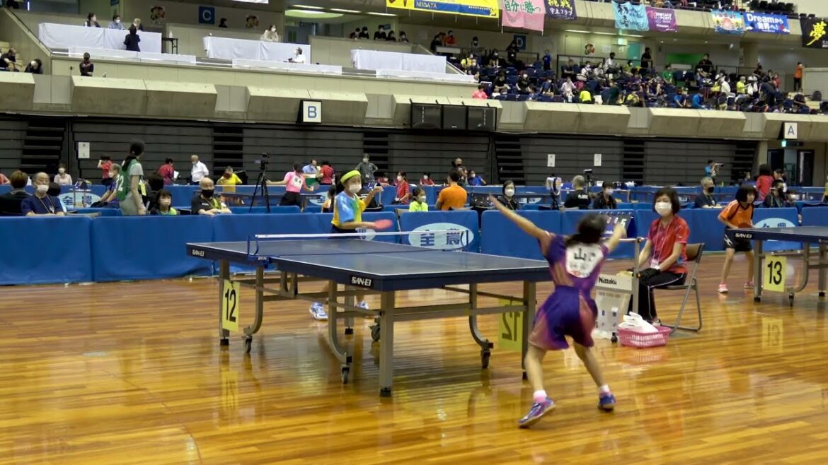 【カブ女子】青木桜南 vs 山口ちなみ|全農杯 2022年全日本卓球選手権大会|第1ステージ