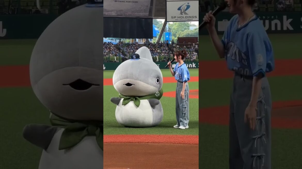 #埼玉西武ライオンズ コラボ⚾️✨#花澤香菜 さんのセレモニアルピッチの様子をお届け⚾️