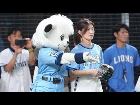 🎯⛳「ゴルフ界の北川景子」植手桃子、華麗すぎる始球式登場✨ポニテ姿に球場熱狂🔥