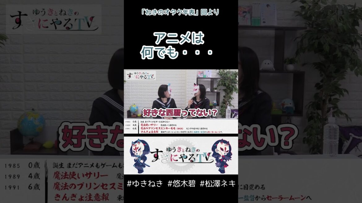 アニメは何でも教えてくれる【悠木碧&松澤ネキ】#ゆきねき #悠木碧 #松澤ネキ #アニメ #ゲーム #声優 #オタク