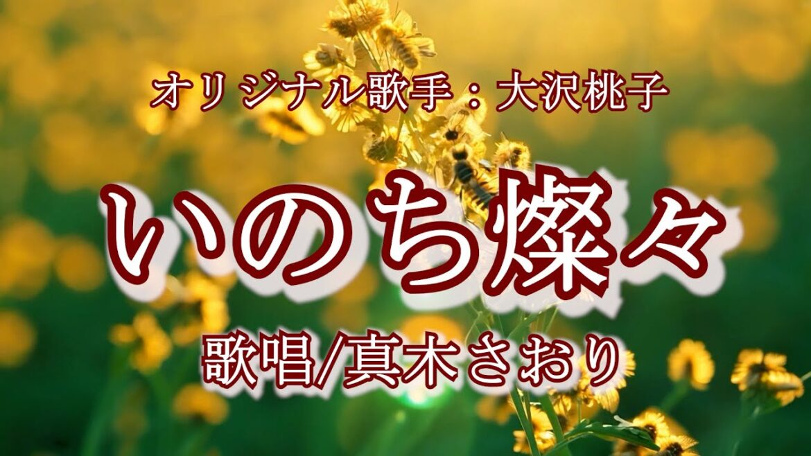いのち燦々(大沢桃子さん)唄/真木さおり