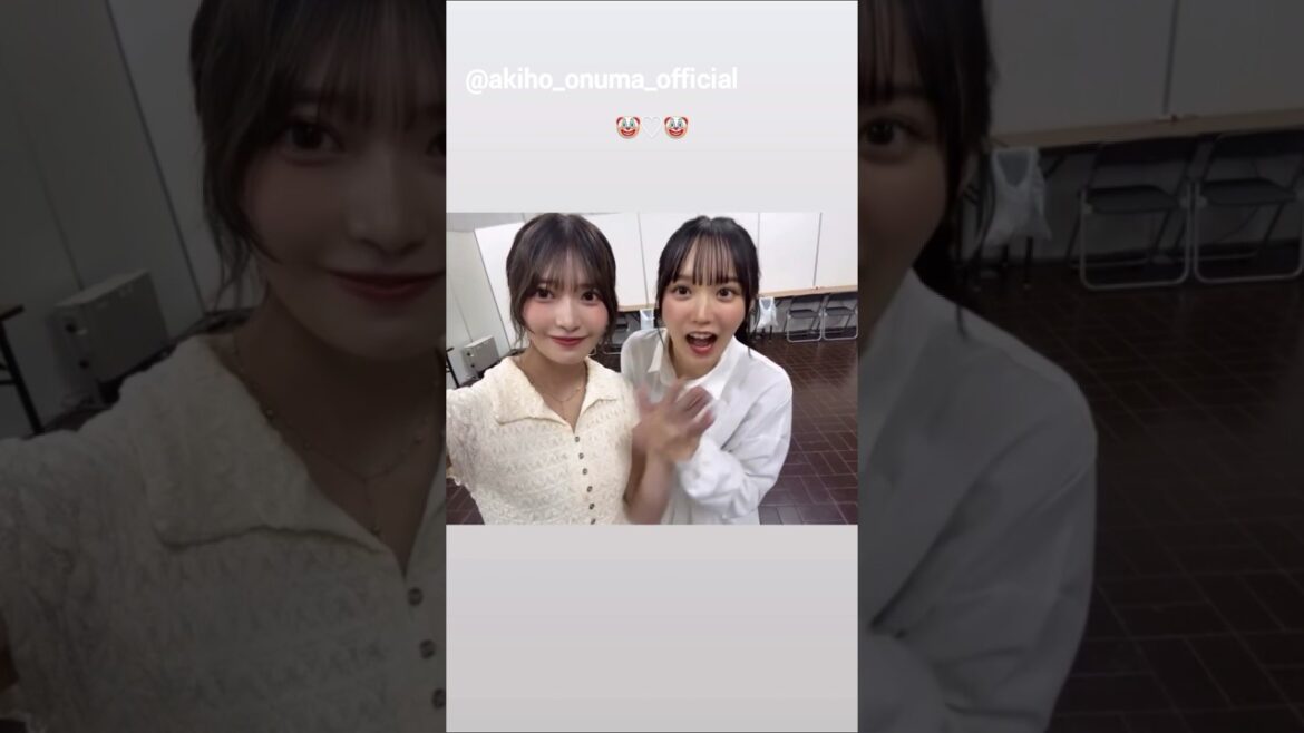大沼晶保 増本綺良 大不思議コンビでリアミオフショット動画♪櫻坂46 8月11日