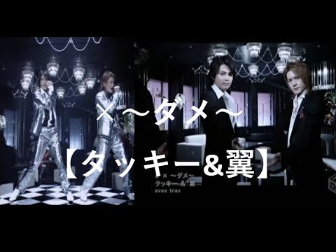 x ~ダメ~【タッキー&翼】【タッキー&翼】【タッキー翼】【曲】【代表曲】【歌詞】【滝沢秀明】【今井翼】