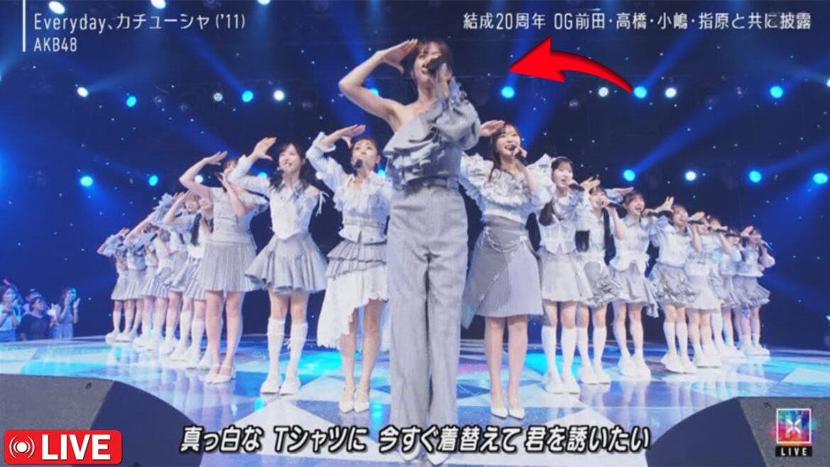 【驚愕】【AKB48】Mステ2025年8月22日:前田敦子の神対応がマイクトラブルを奇跡に変えた!20年目の「Every day、カチューシャ」の感動