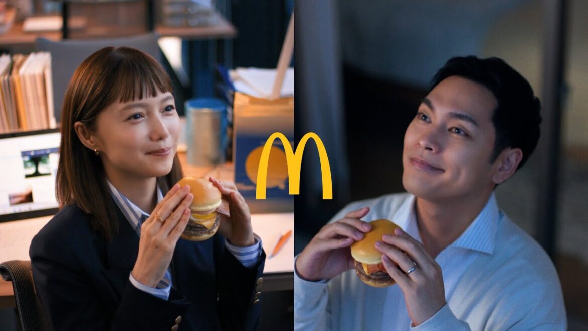 宮崎あおい&柳楽優弥W主演、月見バーガー新CM!宮本浩次が「今宵の月のように」をセルフカバー
