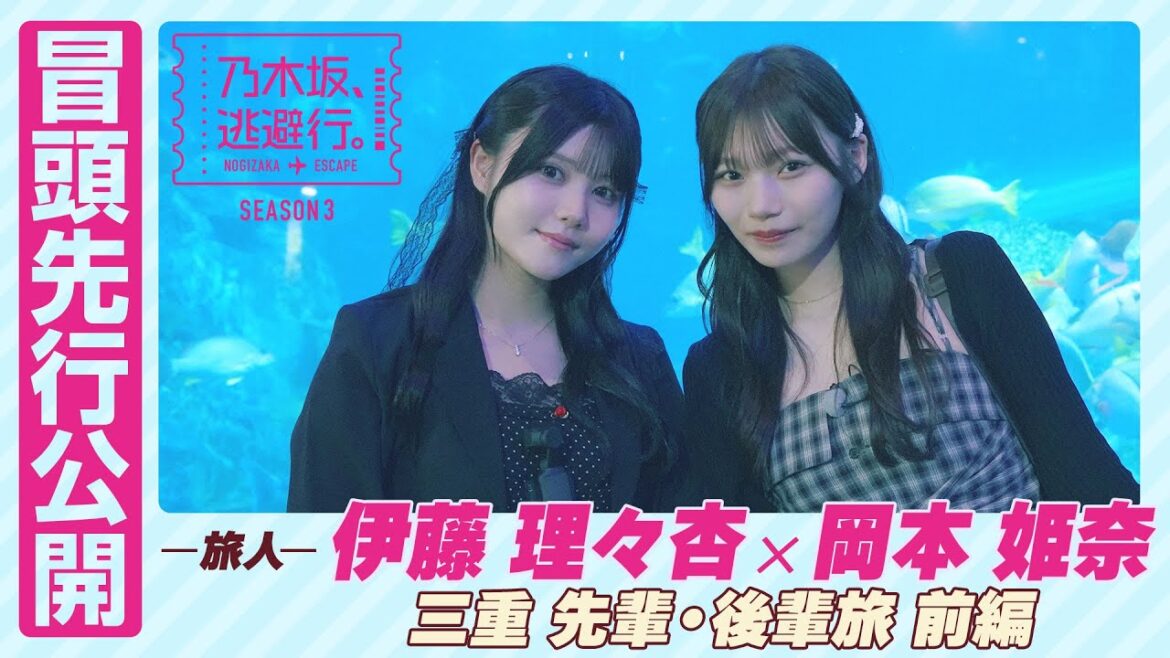 【冒頭先行公開】乃木坂、逃避行。SEASON3 #9 三重旅 前編 #伊藤理々杏 × #岡本姫奈