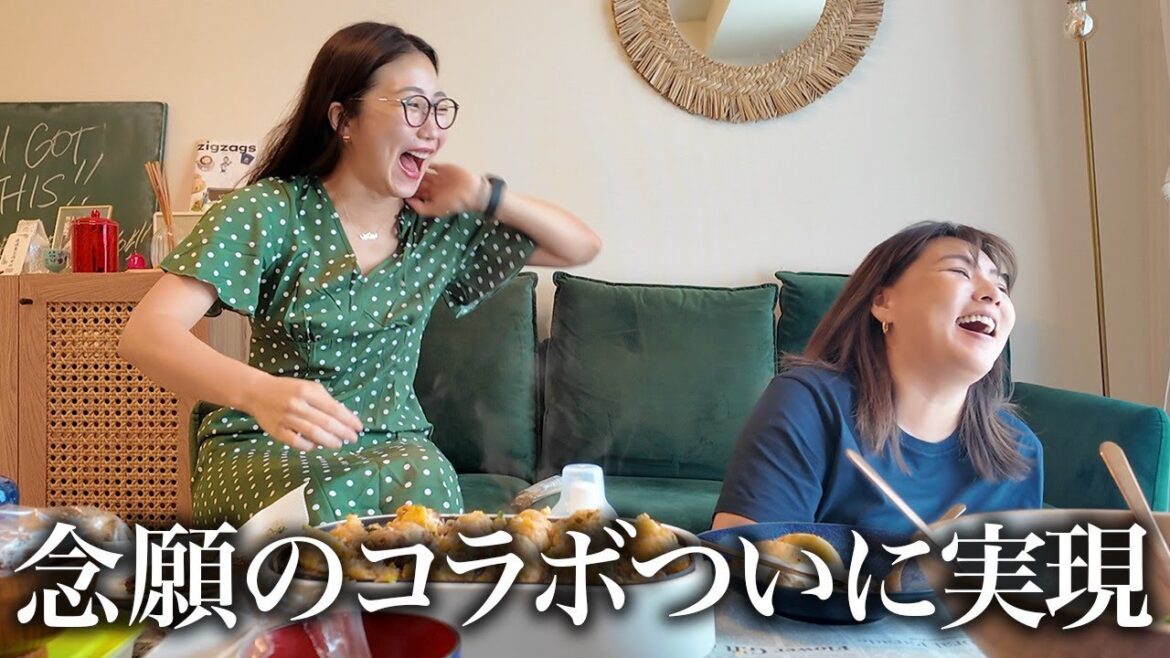 野呂佳代さんと念願のタコパが楽しすぎて歯茎出まくった❤️笑