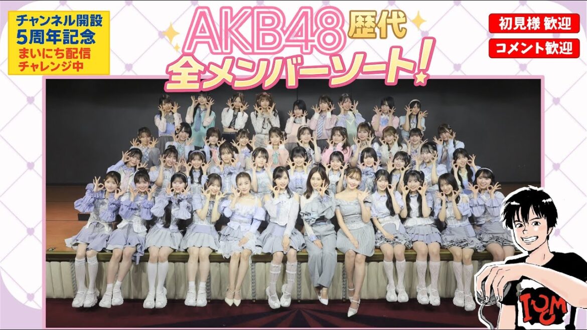 【総勢400人超】AKB48『歴代全メンバー』ソート (前編)