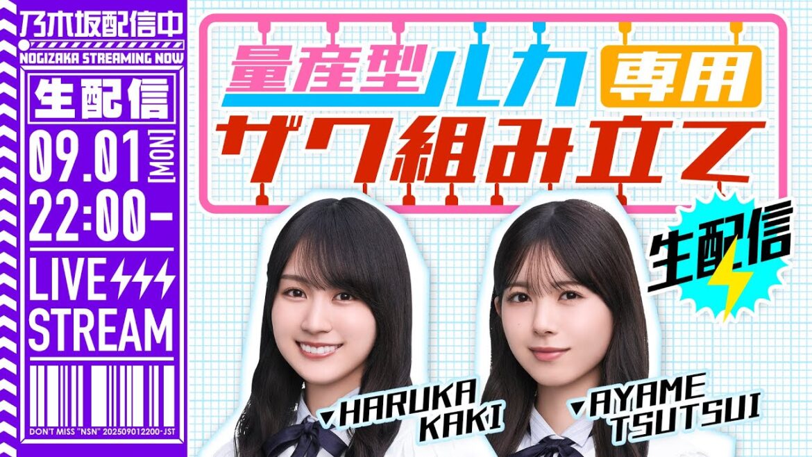 【アーカイブ公開】賀喜&筒井 HG量産型ルカ専用ザク組み立て生配信【世界最速レビュー?!】【ギブバース!】