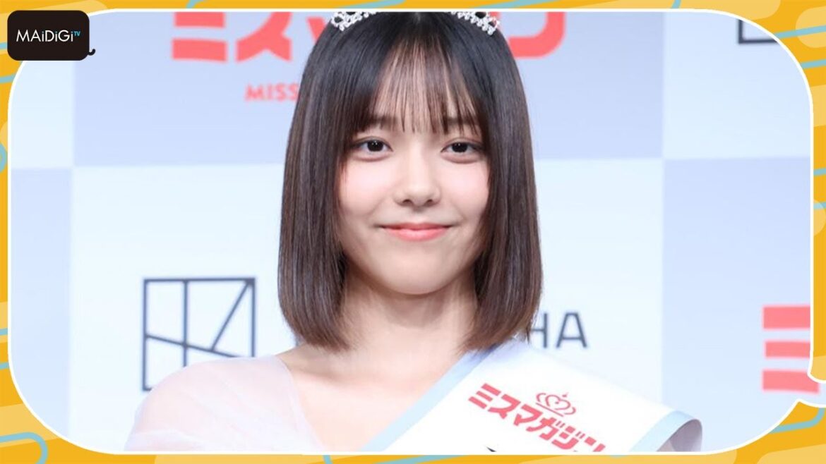 【ミスマガジン2025】週刊少年マガジン 福岡出身の18歳・江下晏梨 8頭身の抜群のスタイルが魅力
