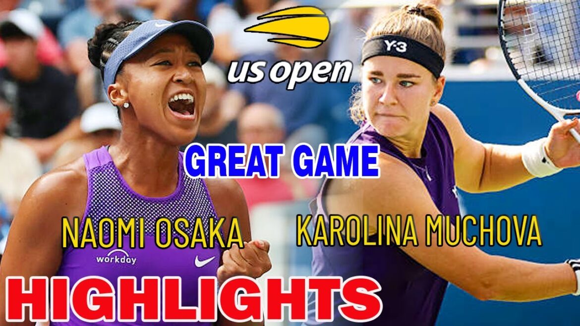 Naomi Osaka (大坂なおみ) vs Karolina Muchova Quaterfinal Highlights | US Open 2025