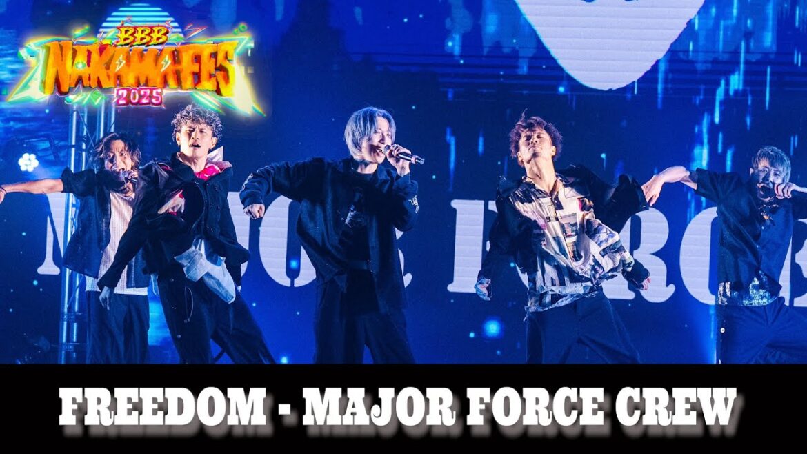 「FREEDOM – MAJOR FORCE CREW feat. Toyotaka + RYO 」 at NAKAMA FES 2025