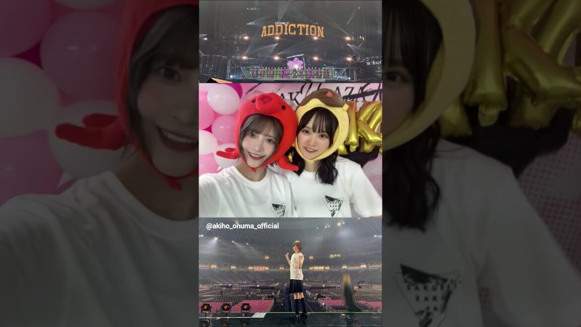 大沼晶保 増本綺良 タコvs.たこ焼き♪いつも応援してくださる皆さん本当にありがとうございました!櫻坂46 5th TOUR 2025 “Addiction”