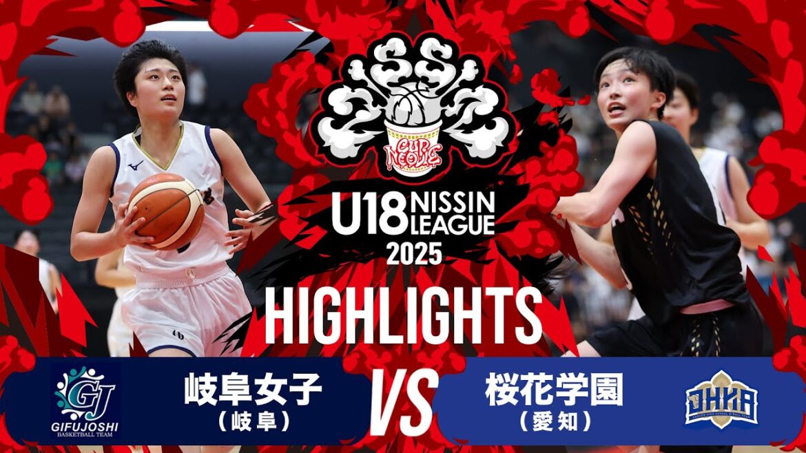 岐阜女子vs桜花学園|2025.09.06 | U18日清食品トップリーグ2025(女子)|Highlight|日環アリーナ栃木