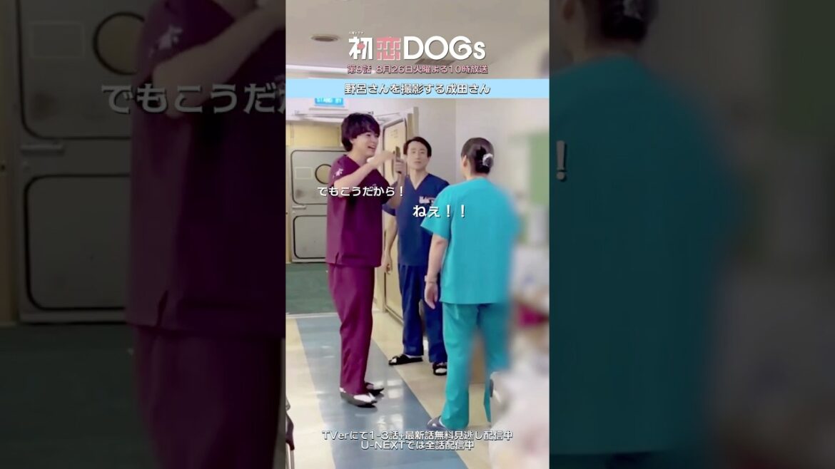『#初恋DOGs』メイキング🎬撮影合間の隠し撮り📸 #成田凌 #なだぎ武 #野呂佳代