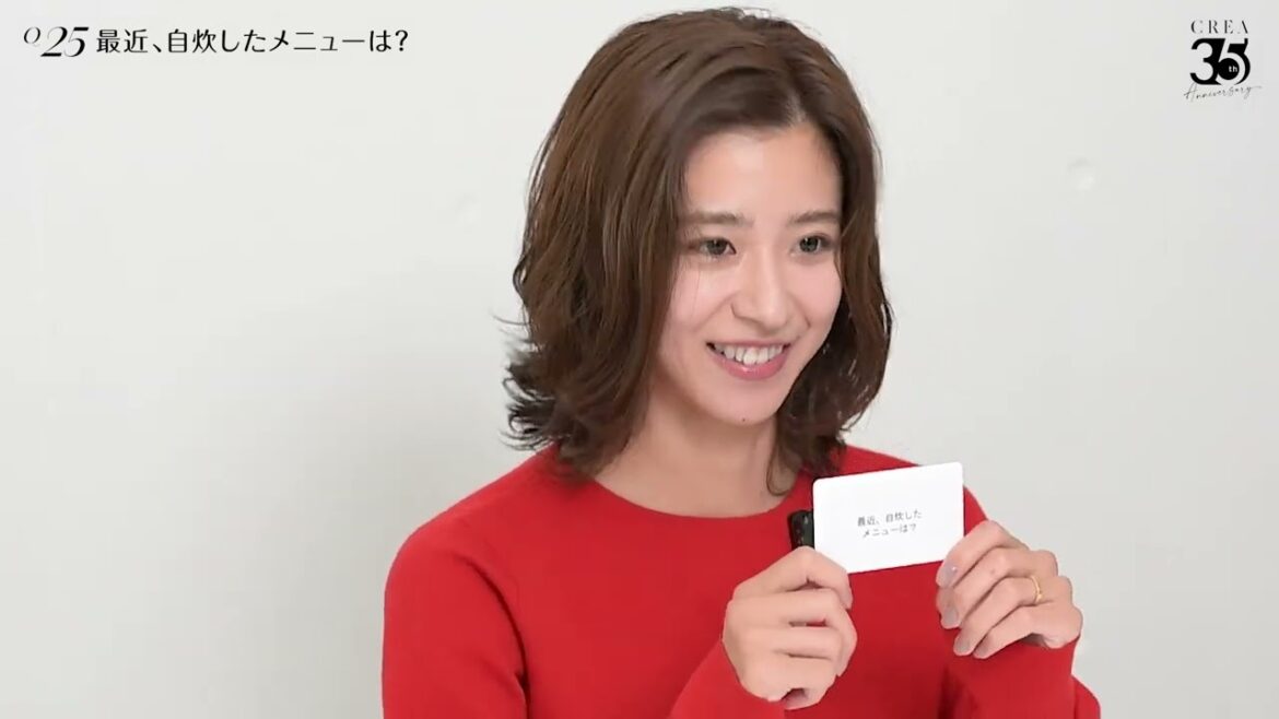 35Questions with 黒島結菜|CREA35th Anniversary