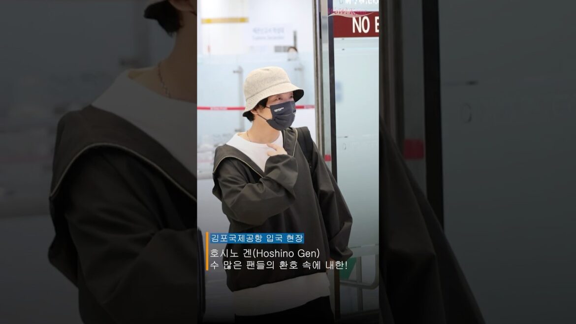 星野源、数多くのファンたちを見てびっくり···「韓国初来韓!」#shorts