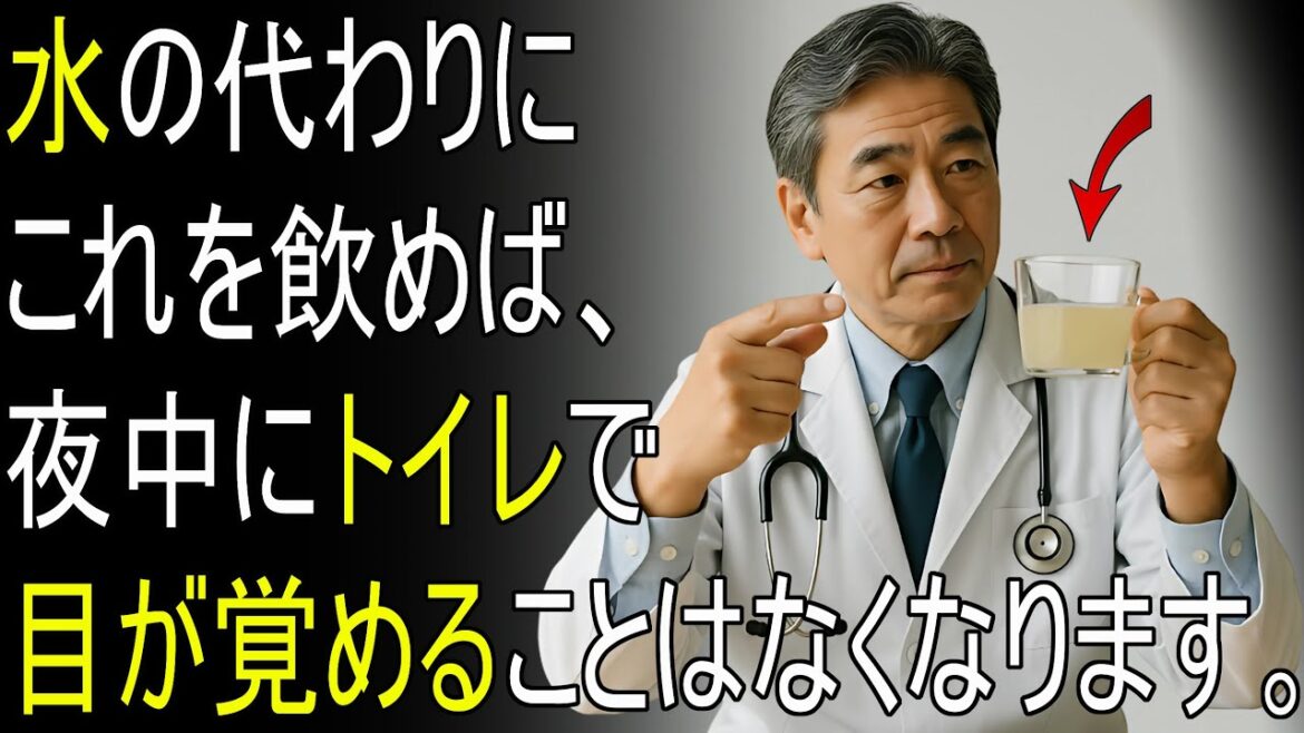 泌尿器科専門医が公開:夜は水の代わりにこれを飲んで、トイレで起きない秘訣| 高齢者の健康のコツ | 高齢者の知恵 | 人生の哲学